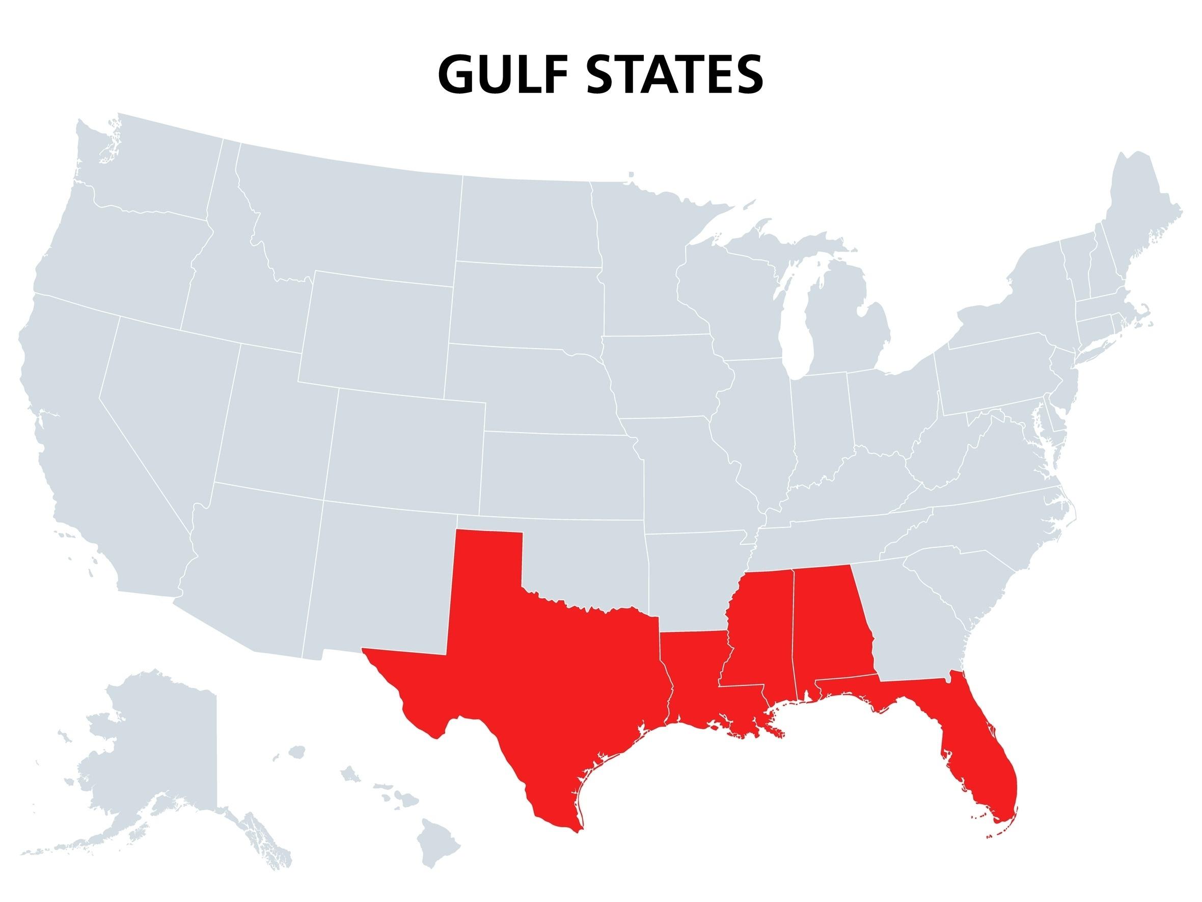 Us Gulf Coast Map | Mappr regarding Map Of Mississippi Alabama Florida Gulf Coast