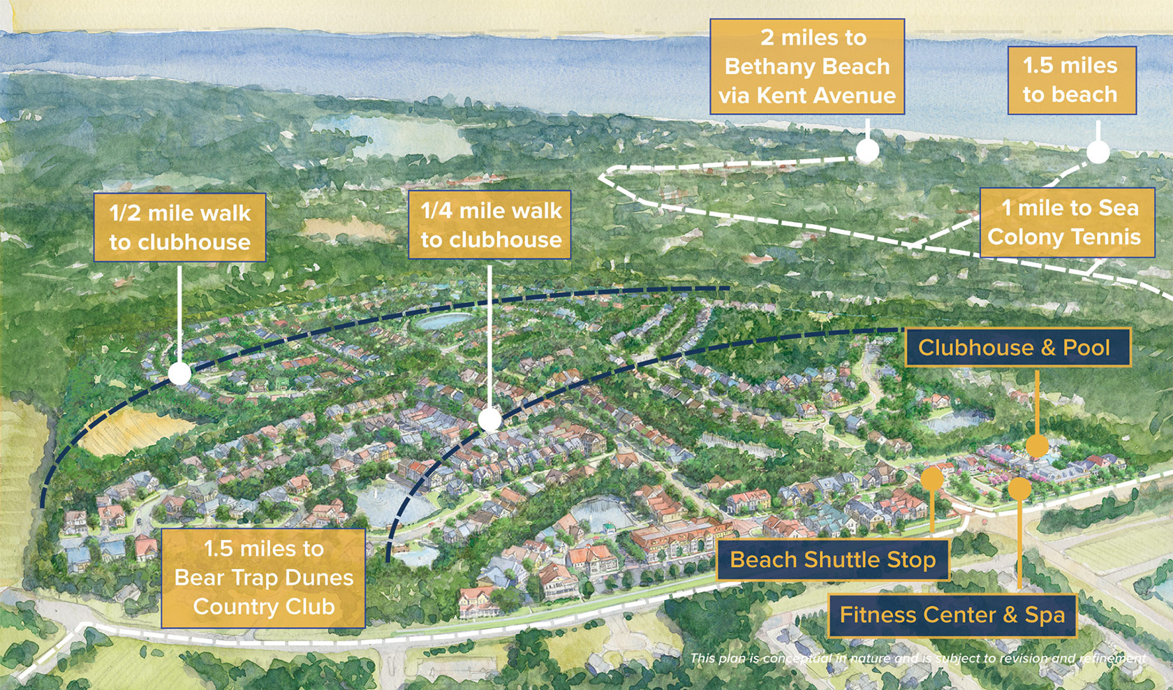 Vacation Rentals At Ocean View Beach Club In Ocean View Delaware inside Sea Colony Bethany Beach Map