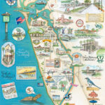 Venice Island (Venice, Florida)   Etsy Australia With Regard To Map Of Venice Beach Florida