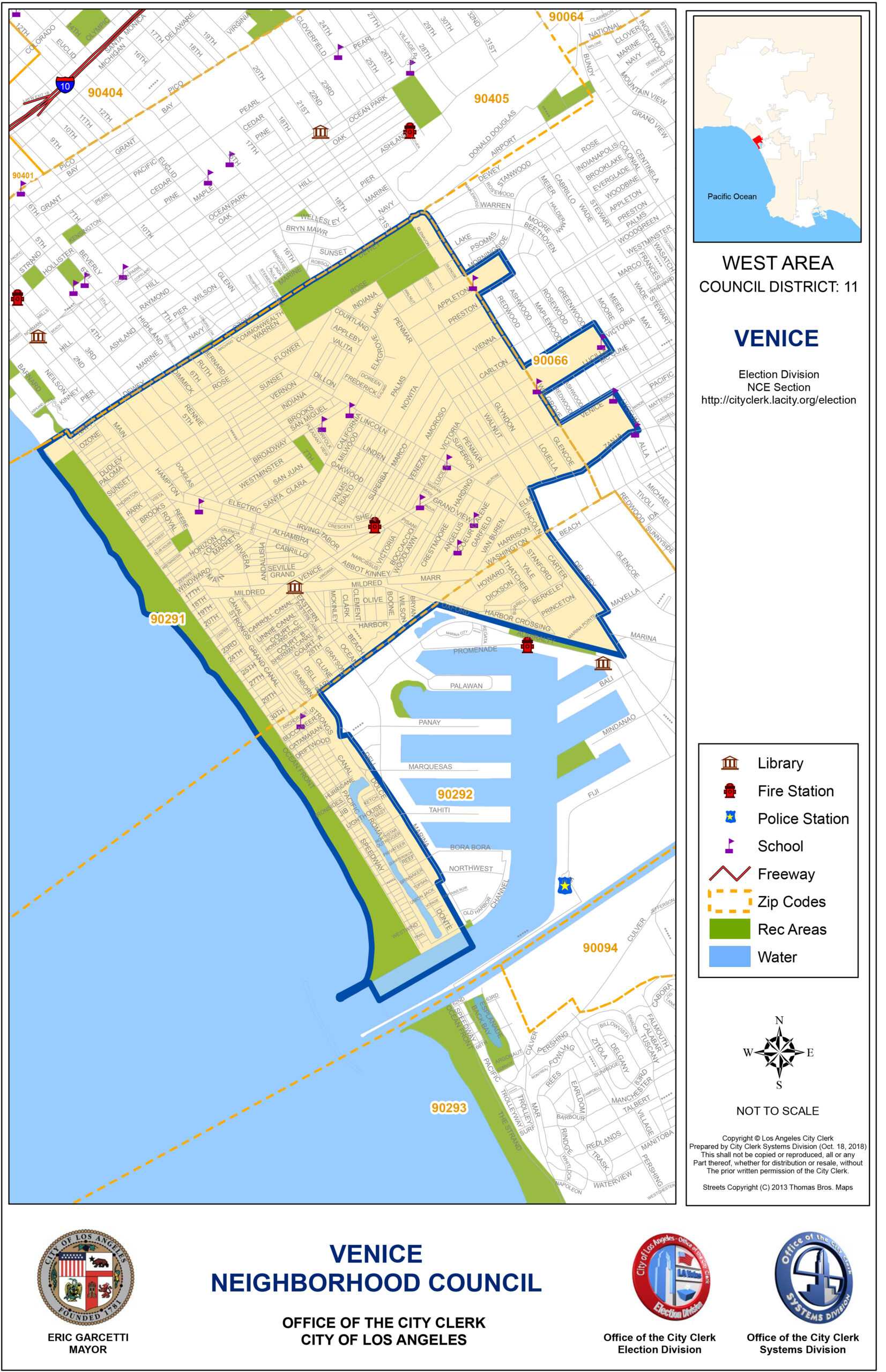 Venice Neighborhood Council throughout Map Of Venice Beach California