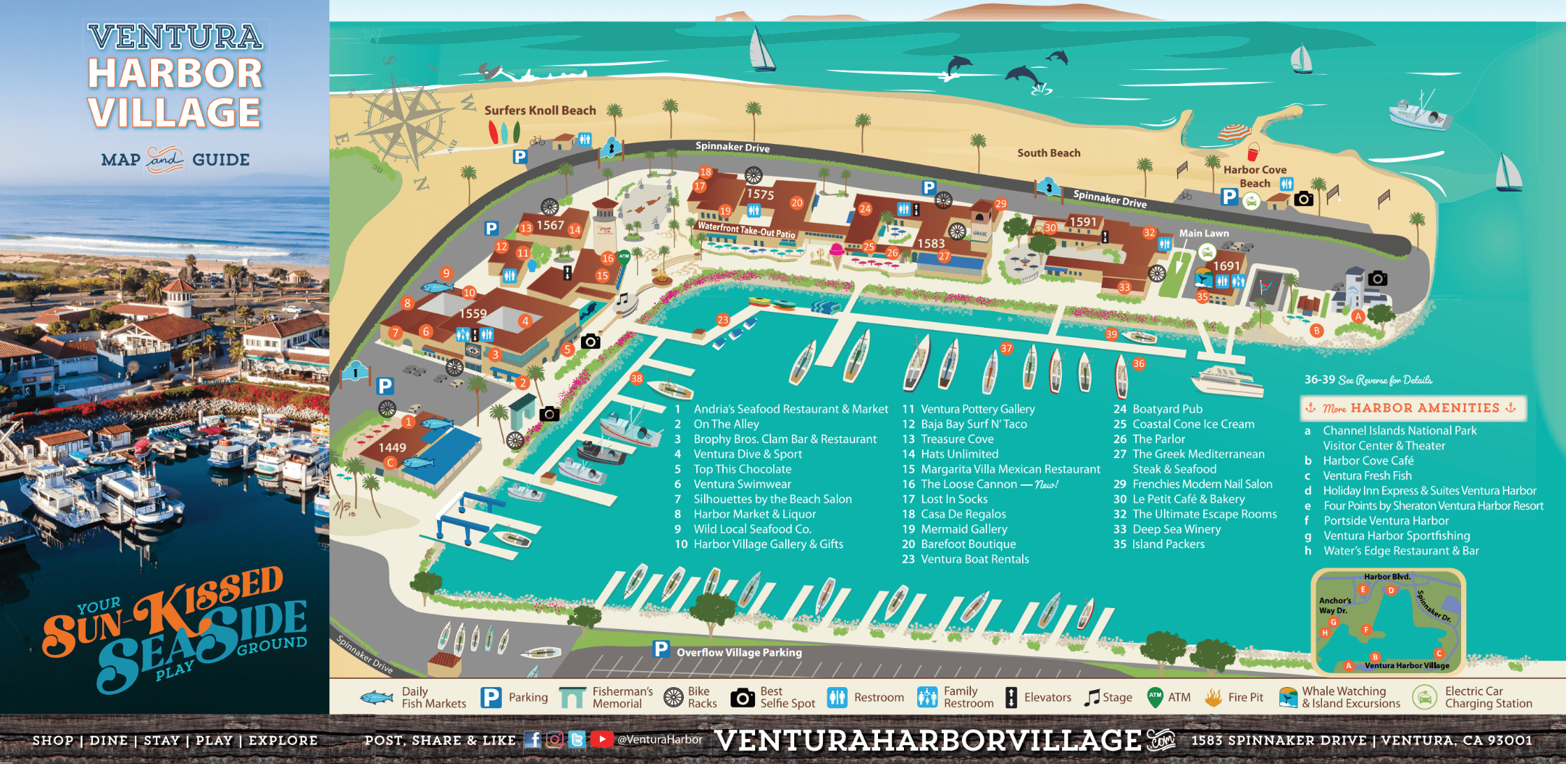 Ventura Harbor Village Map &amp;amp; Guide - Ventura Harbor Village with regard to Map Of Ventura Beach Ca