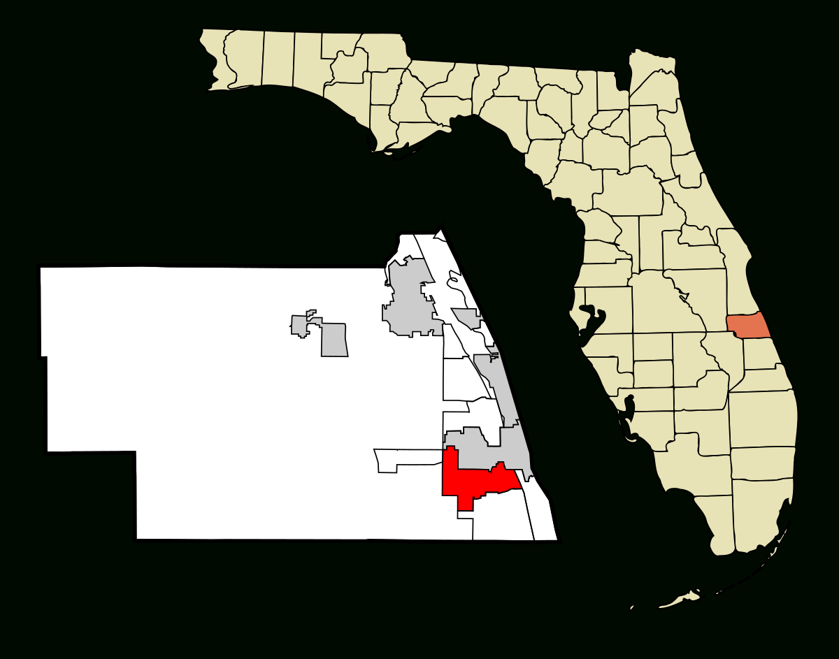 Vero Beach South, Florida - Wikipedia in Vero Beach Florida On A Map