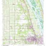 Vero Beach Topographic Map 1:24,000 Scale, Florida Pertaining To Vero Beach Map Of Florida