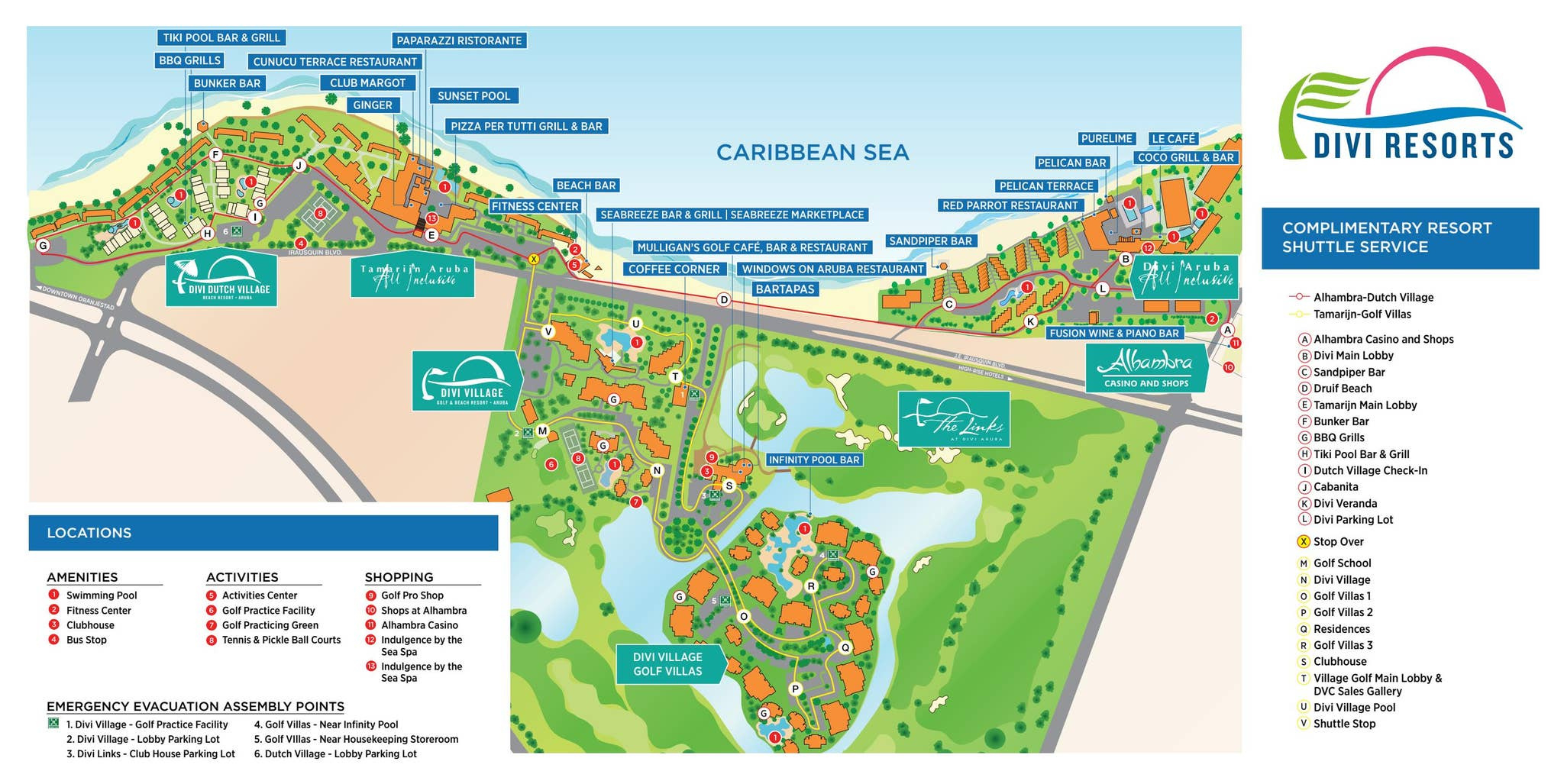Village Golf &amp;amp;Amp; Dutch Resort Mapdivi Resorts - Issuu intended for Divi Village Golf and Beach Resort Map