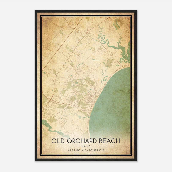 Map of Old Orchard Beach
