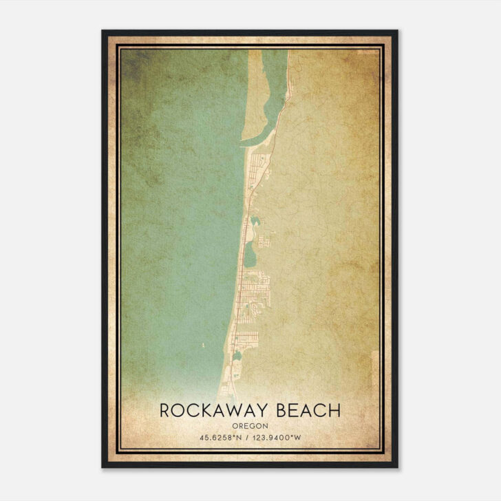 Map of Rockaway Beach Oregon