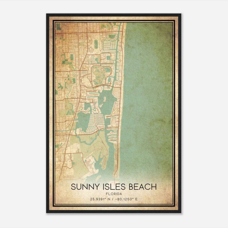 Sunny Isles Beach Florida Map