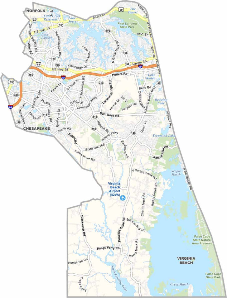 City of Virginia Beach Maps