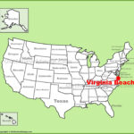 Virginia Beach Location On The U.s. Map   Ontheworldmap Throughout Virginia Beach On A Map