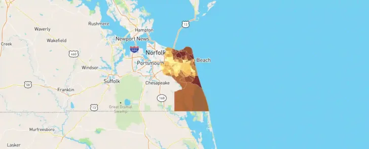 Map of Virginia Beach Neighborhoods Map of Virginia Beach Neighborhoods