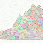 Virginia County Map – Shown On Google Maps Intended For Google Maps Virginia Beach Va