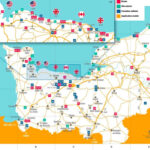 Visiting The D Day Beaches: With Normandy Beach Map Within Normandy Beaches D Day Map