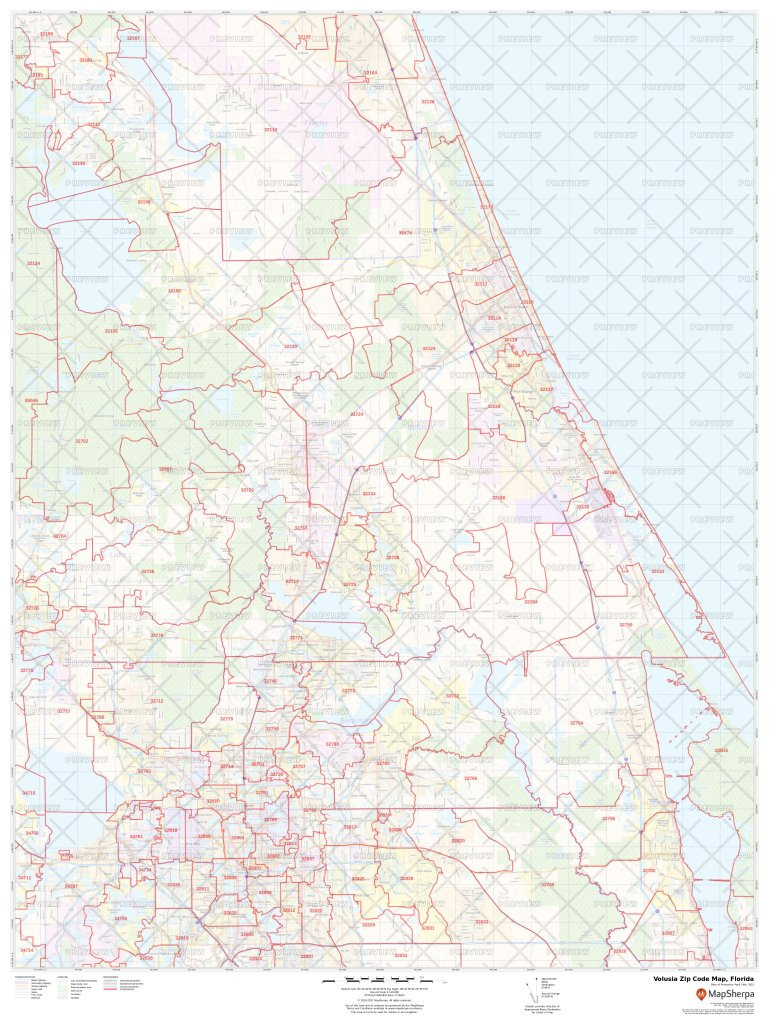 Volusia Zip Code Map, Florida | Volusia County Zip Codes with regard to Daytona Beach Zip Code Map