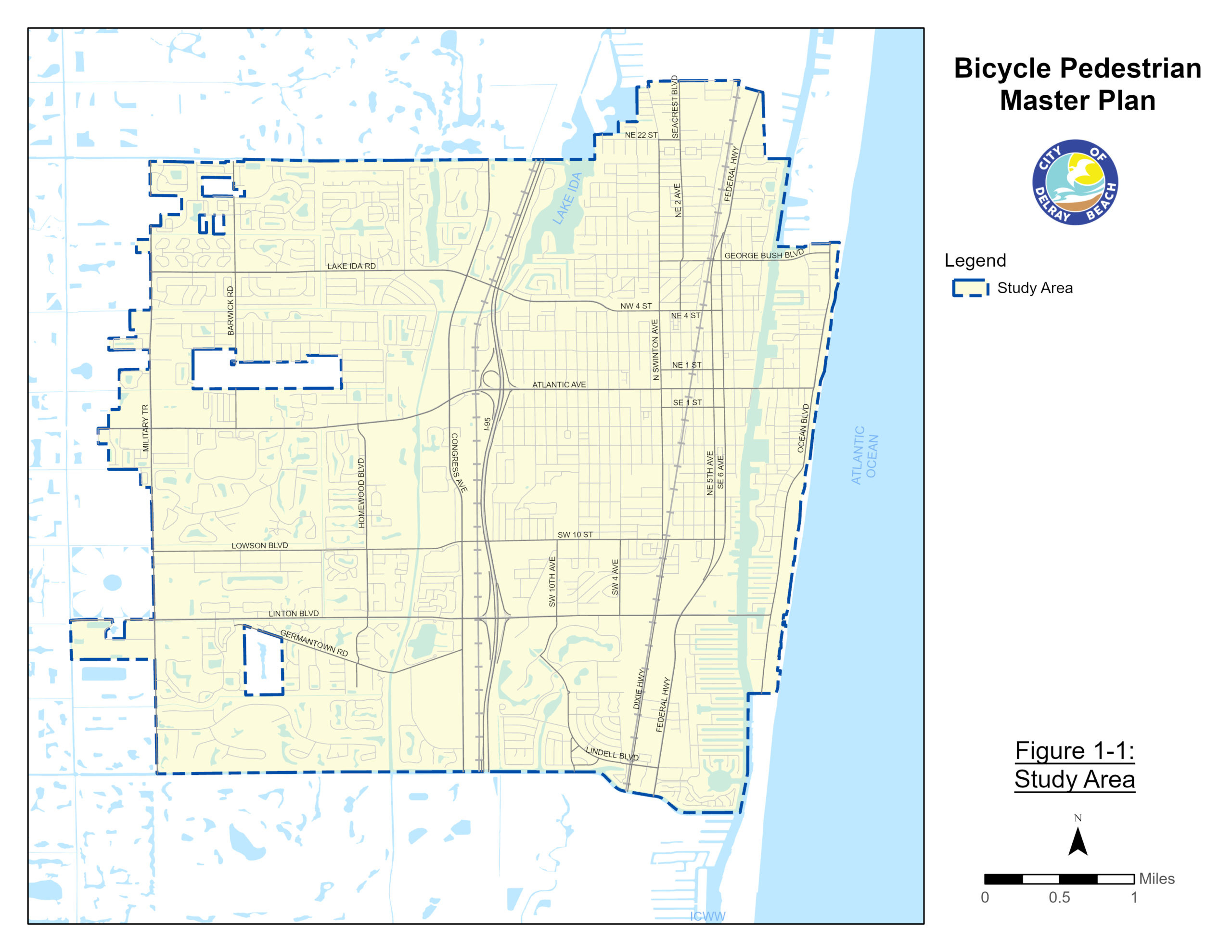 Walk Bike Delray – The City Of Delray Beach&amp;#039;S Bicycle-Pedestrian in City Of Delray Beach Zoning Map
