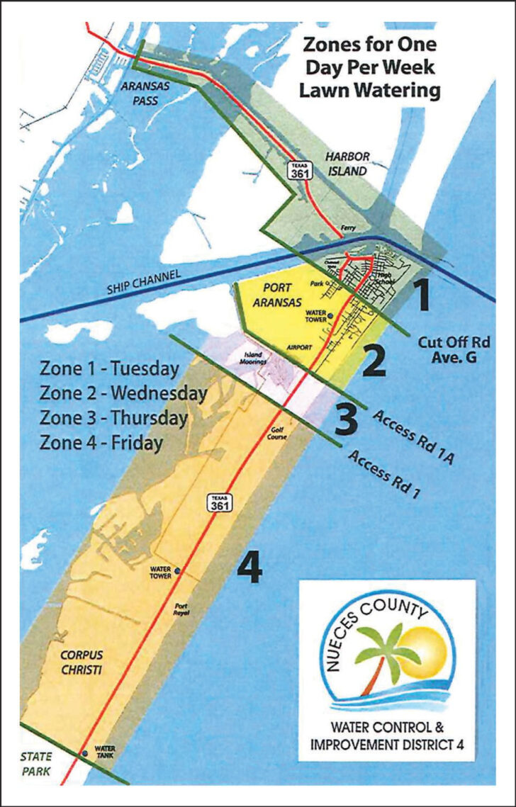 Port Aransas Beach Access Map