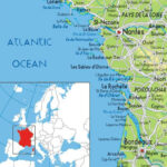 West Coast France Map   Map Of France West Coast (Western Europe Within Map Of Atlantic Coast Beaches