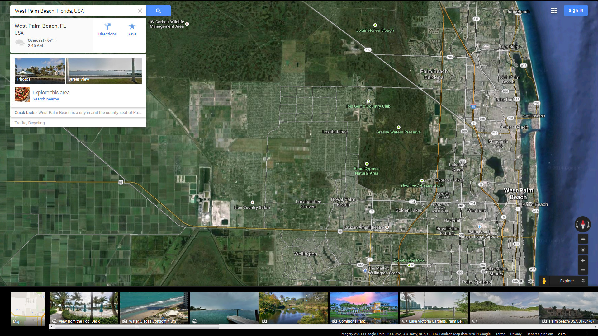 West Palm Beach, Florida Map inside West Palm Beach Florida Google Maps