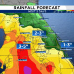Wet Weather Week In Central Florida. Here'S What To Know With Weather Map For Daytona Beach Florida