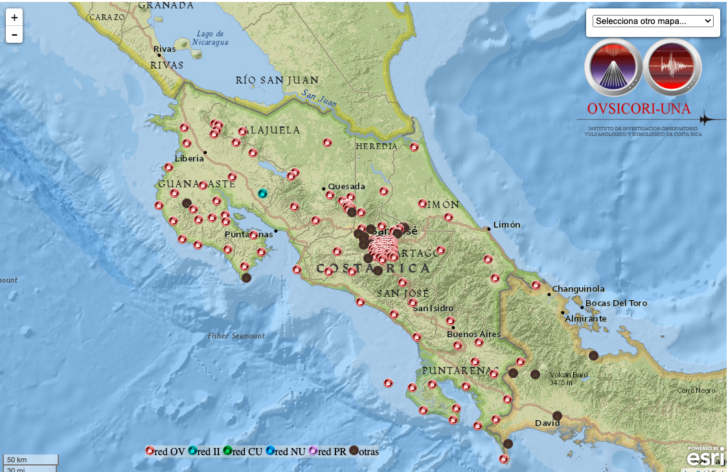 Jaco Beach Costa Rica Map
