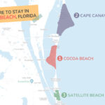 Where To Stay In Cocoa Beach ✓ 3 Cool Areas For All Tastes Within Cocoa Beach Map Of Hotels