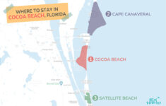 Where To Stay In Cocoa Beach ✓ 3 Cool Areas For All Tastes within Cocoa Beach Map Of Hotels