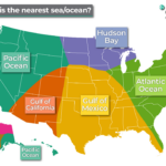 Which Is The Nearest Sea/Ocean? – Landgeist With Regard To Closest Ocean Beach To Me Map