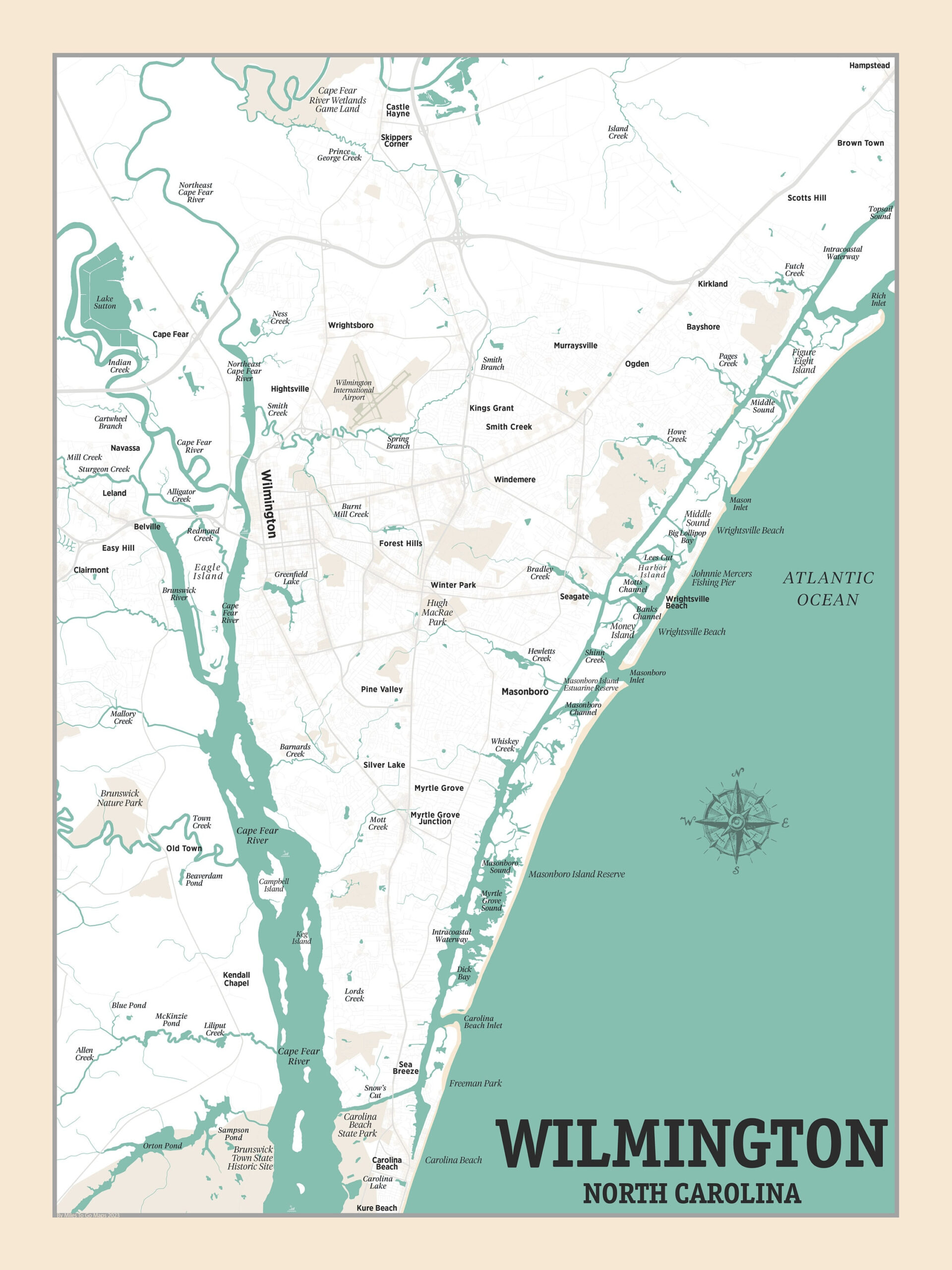 Wilmington North Carolina - Wilmington City Map, Wilmington Nc for Map Of Wilmington Beach Nc