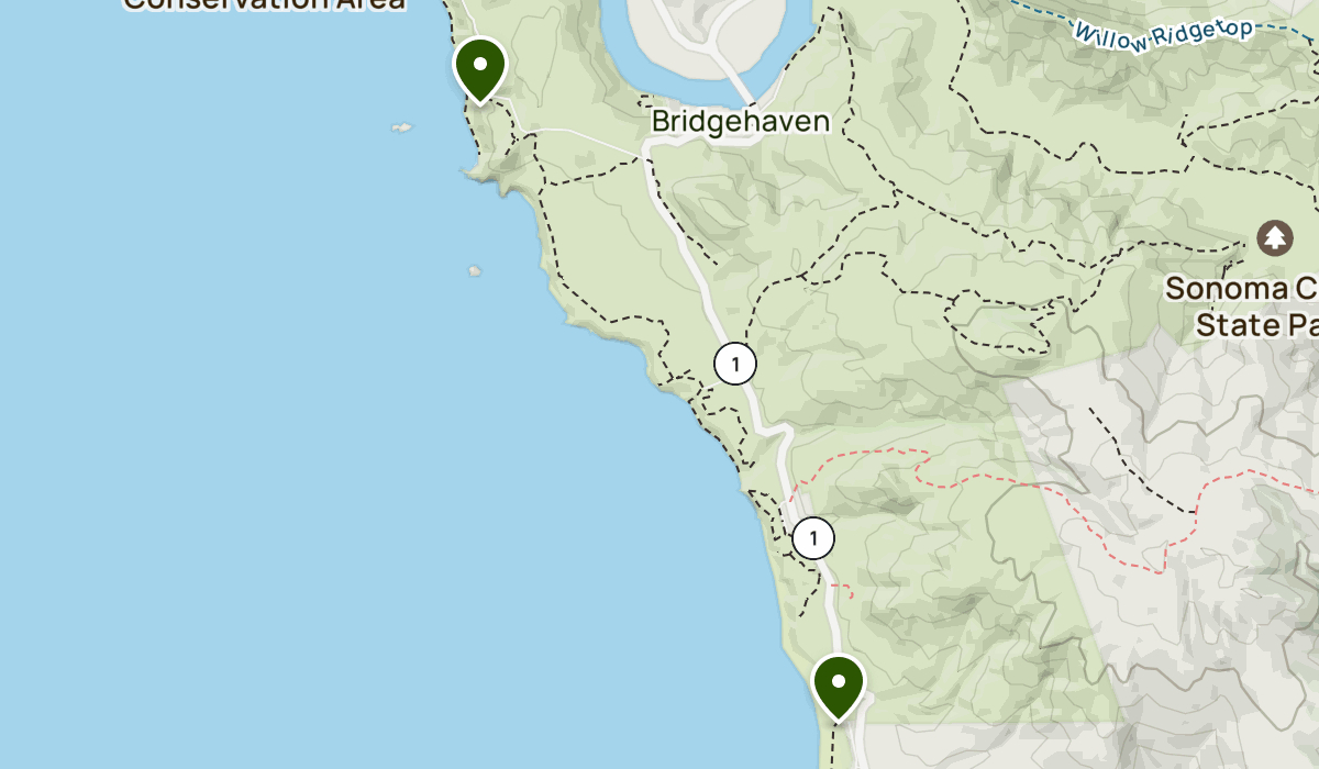 Wrights Beach | List | Alltrails intended for Wright Beach Campground Map
