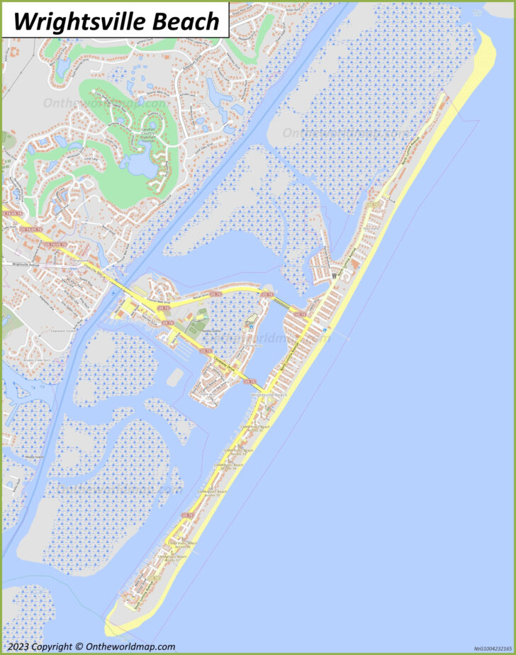 Wrightsville Beach North Carolina Map
