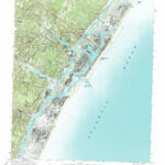 Wrightsville Beach Topographic Map 1:24,000 Scale, North Carolina Inside Map Of Wrightsville Beach North Carolina