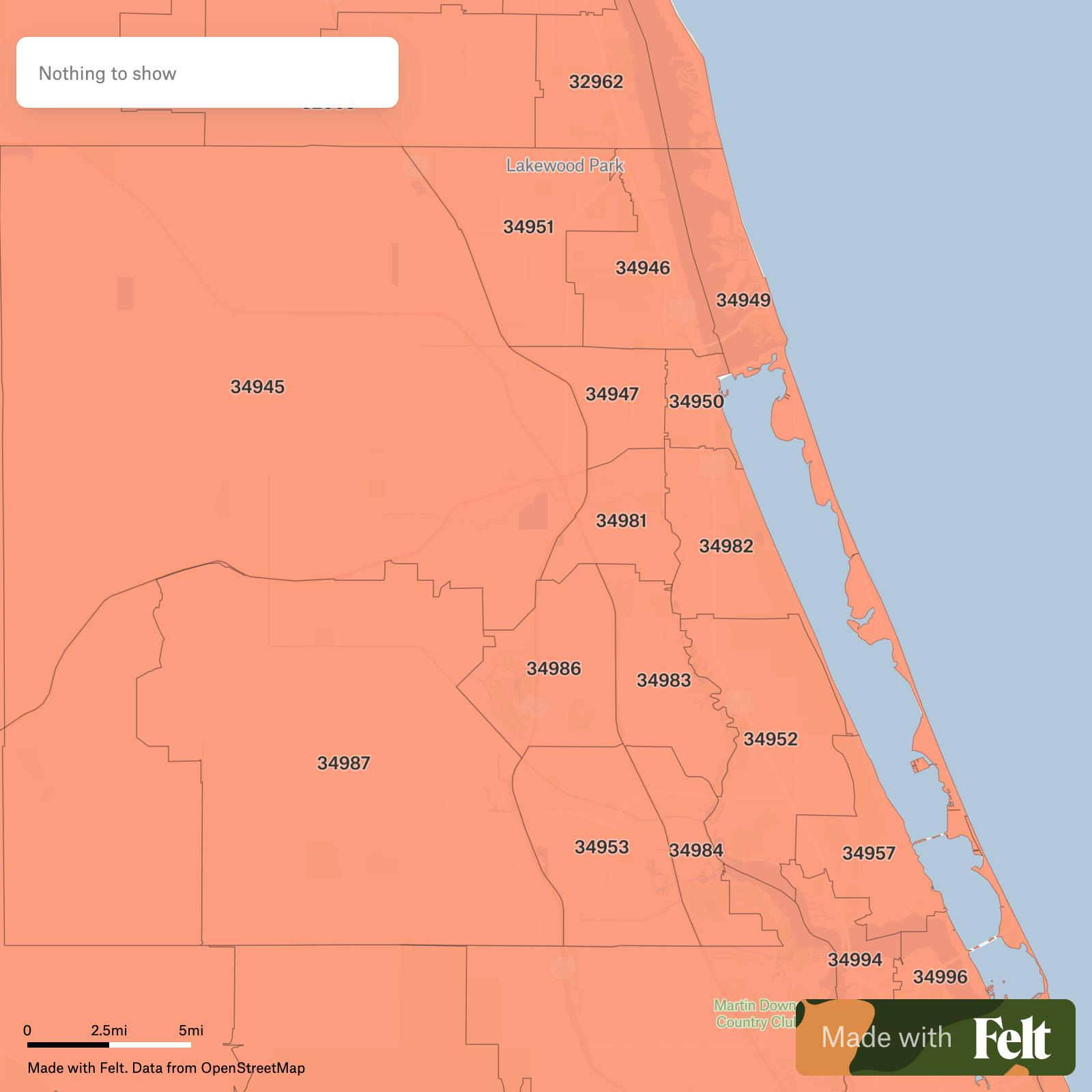 Zip Codes In Palm Beach County, Florida in Map of West Palm Beach Zip Codes