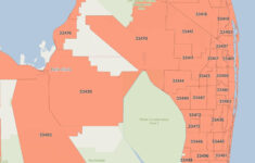 Zip Codes In Palm Beach County, Florida within Palm Beach County On Map