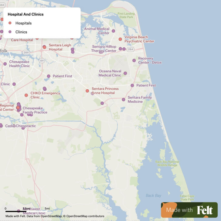 Zip Code Map For Virginia Beach Va