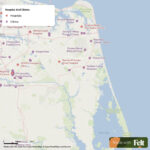 Zip Codes In The City Of Virginia Beach, Virginia Within Virginia Beach Va Zip Code Map